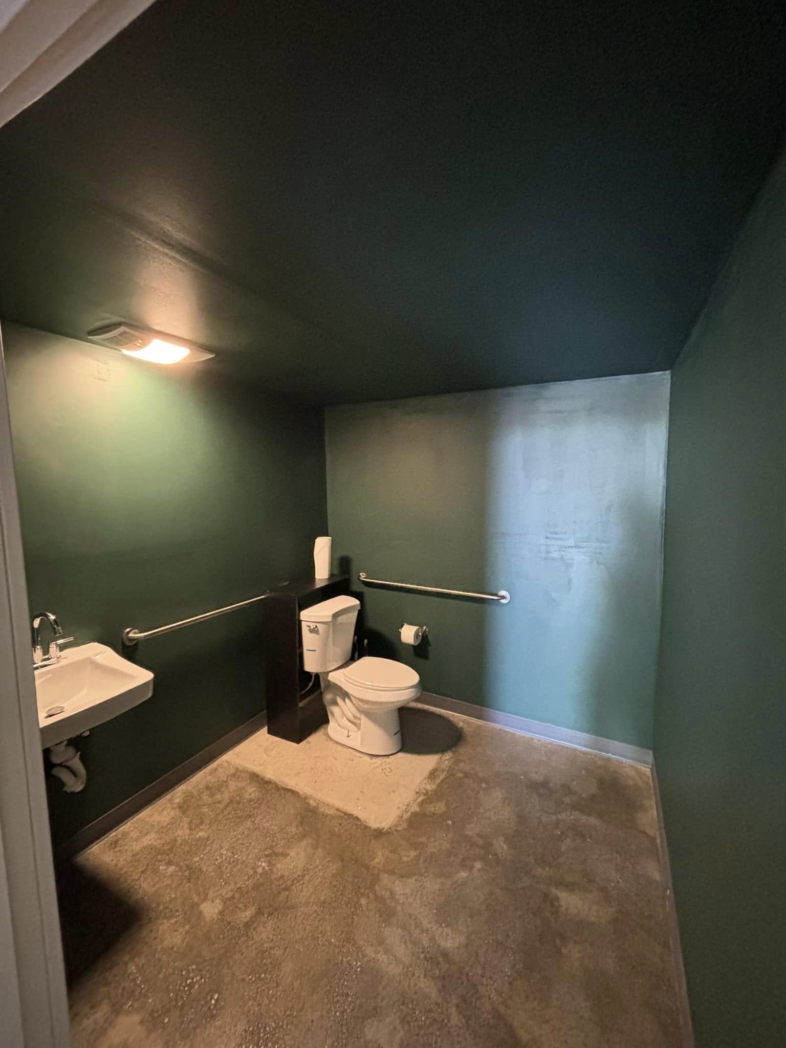 Accessible bathroom in the warehouse property